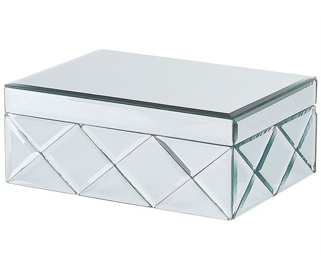 fffcc6c51c641a4d9a240aeb908c665651211260_0fa06db3d93a4da291eee314625f01ba Mejor Precio Cajita decorativa GORRON Vidrio Plateado - Conforama