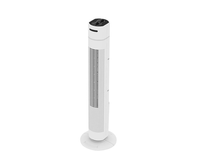 Marca Reconocida Ventilador de torre Emerio TFN123006 35W 3 velocidades oscilante blanco 78 cm - Conforama