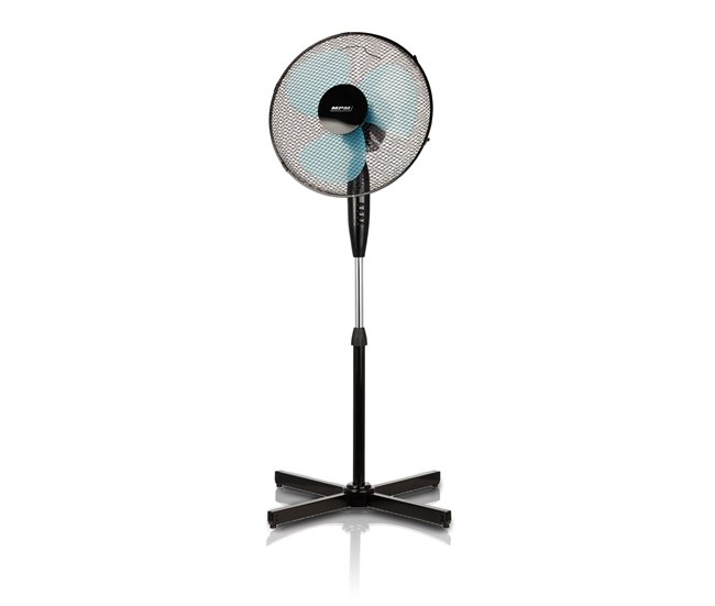 09442660cf5a8ca61b8886cf303385822c13b76d_531adb54f5604b2e82da199ca138baec Liquidación MPM MWP-17 Ventilador Pie Oscilante 42 cm, 3 Velocidades, Altura Ajustable, Función Bloqueo Oscilación, Silencioso, 50, Negro - Conforama