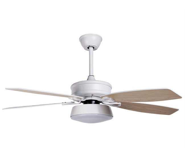 0f6fb1328d6589addb312b9e434600c4dbed9de7_97fe5160d6854e3898512c348ea99207 Envío Internacional Ventilador de techo con luz LOGAN con mando Blanco - Conforama