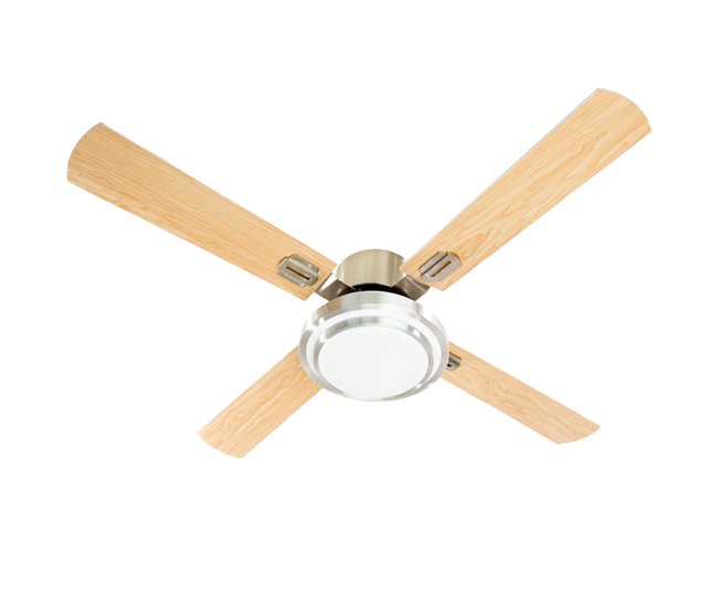 1d8aabffa5386527adeca501ecf484dfc89d88fc_11844a47c8684489bb6a70cabeb88eb1 Profesional VENTILADOR TECHO 52" 132CM CON LUZ LED ,4 ASPA MADERA .3 VELOCIDADES.80W,TEMP 8H ,REVERSIBLE -MOTOR COBRE.MANDO - Conforama