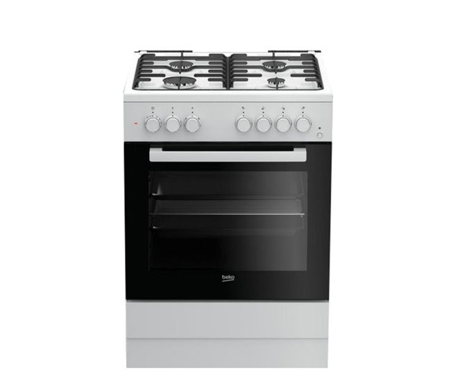 Cocina de Gas BEKO FSE62110DW 60 cm 66 L Blanco - Conforama Precio De Oferta