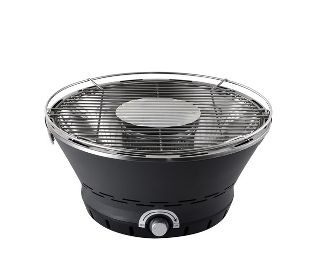 26ca335e5bb14f7580112c9a63306a84340879f8_76cd974e34aa468a86a9964c93cfef86 Oferta Limitada Barbacoa de mesa de carbón con ventilador eléctrico con parrilla de acero inoxidable Bergner - Conforama