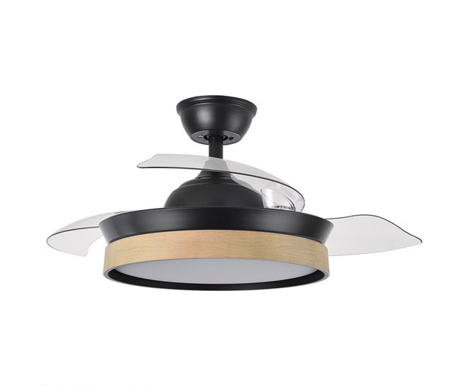 304d157d1025a13419899d7742437de2f30cadc6_3b664cb4fb104b16876ca1bd33e9b99f ventilador de techo metal color negro serie iglu 40cm - Conforama Garantía De Devolución De Dinero