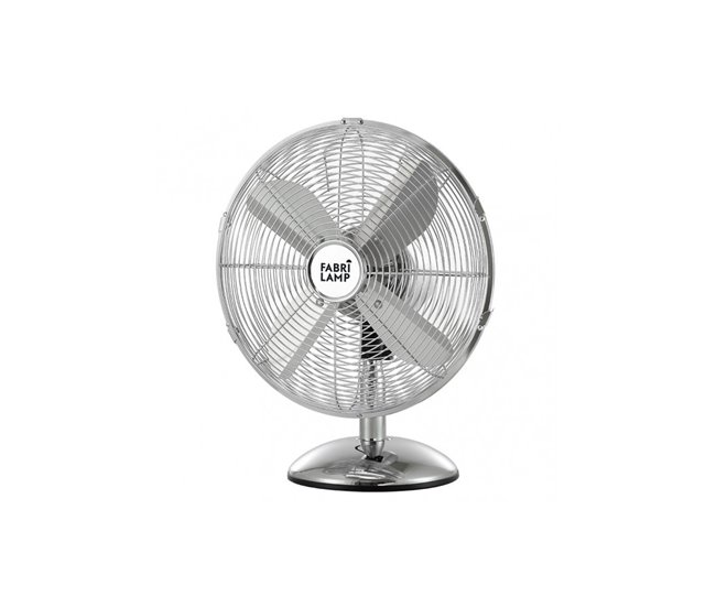 Súper Precio ventilador de sobremesa metal color cromo serie puli 44.5cm - Conforama