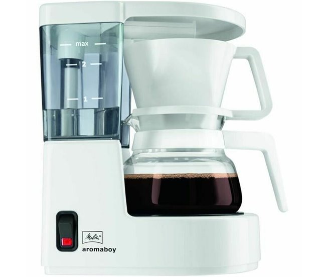 37611b0abbc5fa90631e4c0d5d6dcde04f3a02cf_e779ffb5f6294895bac33b940fc77298 Devolución Gratuita Cafetera de Goteo Melitta 1015-01 500 W Blanco 500 W - Conforama