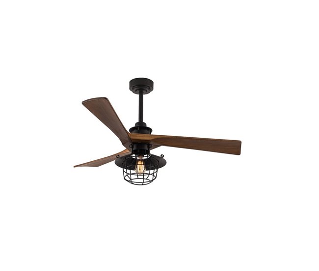 37ab1504edf9e32cc624d9305e54986c378a948d_a902d71ee5fb4b8ba3d2ec462314c48d Ocasión Especial ventilador de techo metal color negro serie vulturno 132cm - Conforama