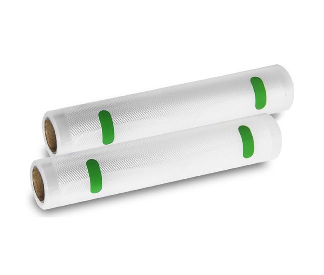 49d38e2277afe1a5ca817dbd4432d301f3b47949_730a72f0f89840fb88dcc9dc1e12c32b Devolución Gratuita Cecotec Pack de 2 Rollos para Envasadora al vacío. Superficie gofrada 6 metros de Largo Permite hacer bolsas de tamaño personalizado BPA Free - Conforama