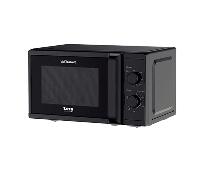 503a1613d60615a1855637db7d95dc8083c2898c_9518fea0225c448e8110bf89942e1bd0 Microondas con Grill TM Electron Negro 700 W 20 L - Conforama Auténtico