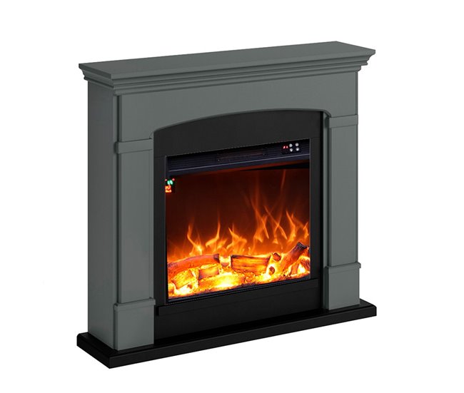 5533611f37b83acba0f0ba99f3aec02e14861b65_011bcb1c45794e7b918697e5e9786d0c Chimenea De Suelo a Pared Fuego Monica Antracita Con Marco Gris Oscuro y Quemador Eléctrico De 1500w. Efecto De Llama Led Realista Con Mando a Distancia. Diseño De Madera Mdf De Primera Calidad, Práctico Para Colocar o Mover. - Conforama Ordenar Ahora Mismo