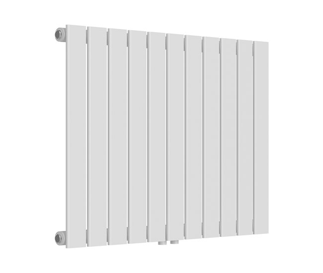 Radiador de panel Nore de Diseño monocapa plano acero 60x80 cm - Blanco  [neu.haus] - Conforama Marca Reconocida
