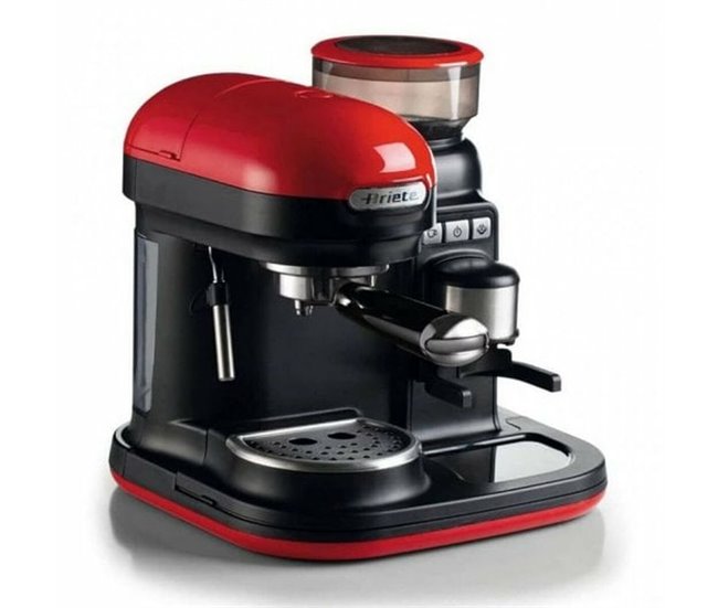 Cafetera Express de Brazo Ariete 1318 15 bar 1080 W Rojo - Conforama Envío Inmediato
