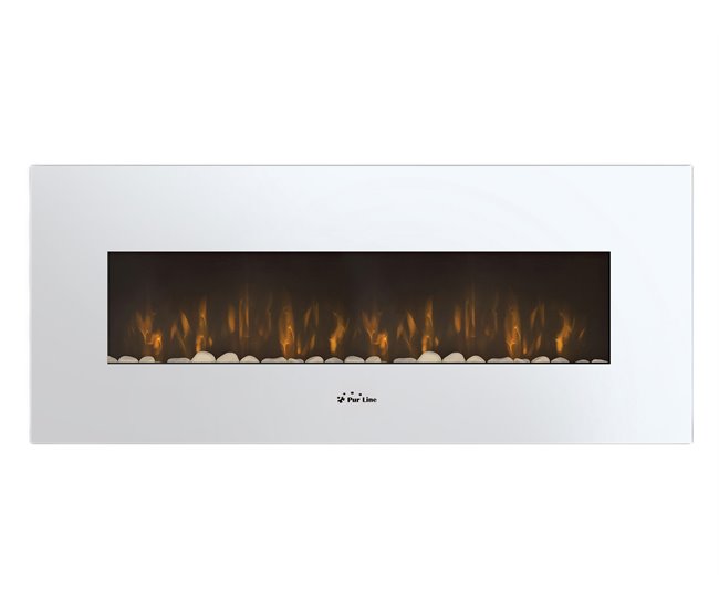 7728695b957d5e46645b8343bfc4736027314ed5_24f43ef93a45459099f07011758f2091 Chimenea eléctrica de 2000W con frontal plano Blanco - Conforama Oferta Limitada