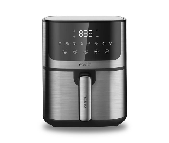 90e8a8d800400aa9f03feeae988df95ad9c91643_2a1d77be91774c47bc135b845abd1c55 De Moda FREIDORA DE AIRE ELÉCTRICA 5L DIGIFRYER1400 - Conforama