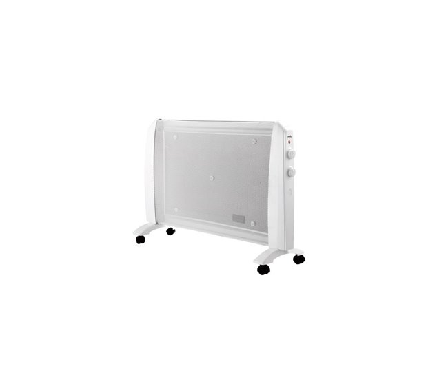 radiador de mica policarbonato color blanco serie abrigo 79cm - Conforama Auténtico