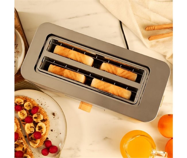 acffb3e7df1dc11ef20e67d20932054d9d2bfa3e_79e8fd420a0c478084e6bbc096d1d6d3 Tostador Cecotec Touch&Toast Etra Double 1500W 2 ranuras largas acero - Conforama Imprescindible (Must-Have)
