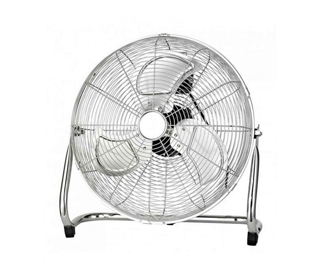 b1f415461c2e6fc4ebf12b538a4f7fff8ab9da3f_507f1cd47ee648ddbd1ac5493739f150 Moderno Ventilador de Sobremesa Ø40cm 75W 3 Velocidades Aero Plateado Raydan Home - Conforama