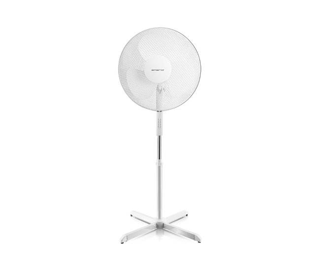 Ventilador de pie Emerio FN114204 45W 3 velocidades oscilante blanco Ø44 cm - Conforama Alta Calidad