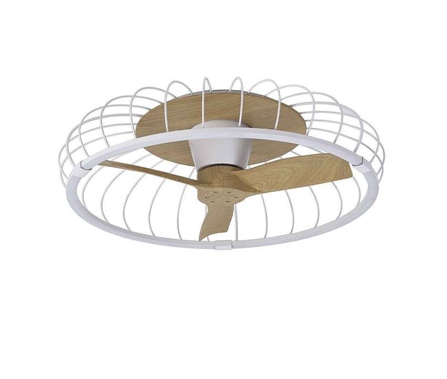 ventilador de techo acrilico color blanco serie nature 79cm - Conforama Ocasión Especial