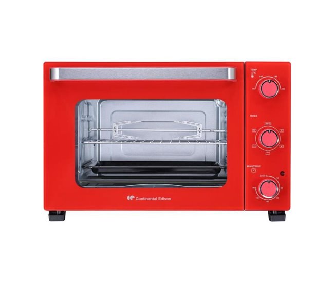 cf9fa3c83cae55fae389cdb4072de3566404f5d6_b37ecbde2b7d4941bdc43708a65d20b7 Mini Horno Eléctrico Continental Edison CEMF35W 35 L 35 L 1500 W - Conforama Edición Limitada