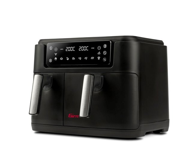 dc9e32e44505489914eec33837cb638c3f8114ef_45e386e14e4549f68ade6f6f6f393570 Freidora de Aire Girmi FG26 Negro 2400 W - Conforama Máxima Calidad