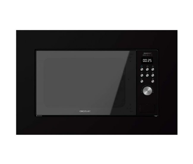 e16fe5199520efcf0539ffbee62a560c6c9d8a1e_8735f8b3ca924f1fb7fcceafb3ffcb68 Precio De Oferta Cecotec Microondas encastrable con plato Microondas Encastrable Grandheat 2000 Built-In Black - Conforama