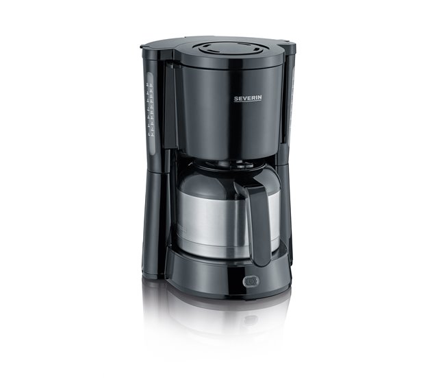 e20ccd825cbb4cc1be2ff9d022512165a4e89384_112909a16eb843498f96afa790abbda8 SEVERIN - Cafetera de goteo con molinillo para 10 tazas, Cafetera de filtro / Cafetera americana con jarra de cristal de 1l, pantalla LED con temporizador, Acero inoxidable / Negro, KA 4813 - Conforama Comprar En Línea