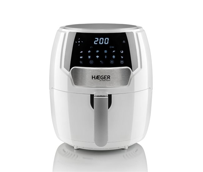 Económico Freidora sin Aceite HAEGER AIR FEAST DIGITAL - 4.2L, Blanca - Conforama