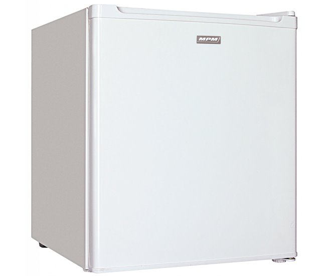 MPM MPM-46-CJ-01/H Mini Frigorífico Minibar, 41 L Congelador 6 L, Termostato Regulable, Puerta Reversible, Clase F, 90, Blanco - Conforama Novedad