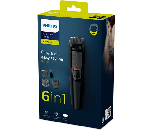 e5261d1572aaf462567fdfb3859553a78c69a31f_9a88b0e9bfb54be08c6393ef87adc6e9 Cortapelos Philips Multigroom Series 3000 MG3710 100 - 240 V - Conforama Envío Inmediato