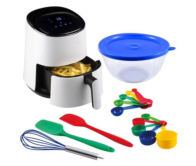 ef6973c4e00e4311badca079e5a63080ad54dd0c_28164ed66387409394252aaa1eaa4f7f Compra Hoy Airfryer Freidora de aire sin aceite NATURFRY Compact 2.5l 1450W con Set de 14 Accesorios de cocina - Conforama