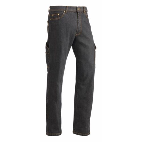 119857_1 De Moda Pantalon trabajo vaquero negro juba 830d/s explorer