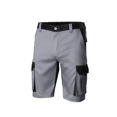 129497_1 Pantalon trabajo multibolsillos corto t46 65%poliester 35%algodón gris/negro 103 Precio De Oferta