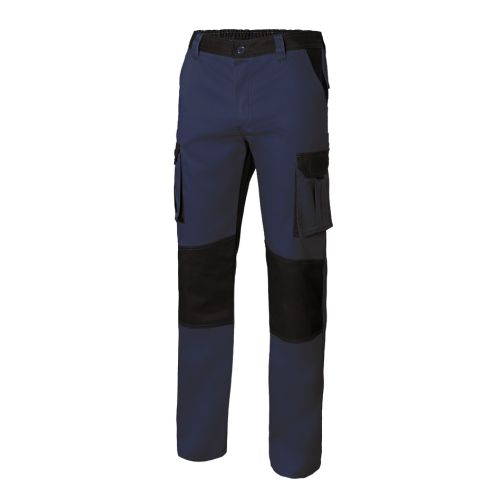 129516_1 Edición Limitada Pantalon trabajo multibolsillos con refuerzo t40 65%poliester 35%algodón azul na
