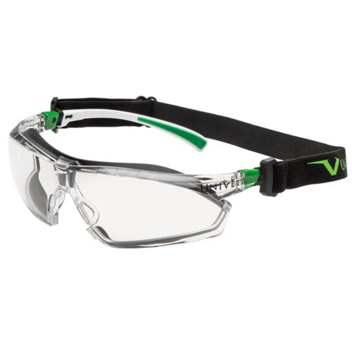 129603 Gafa anti-impacto ocular anti-uv-rayad-vaho policarbonato blanco/verde univet Precio Reducido