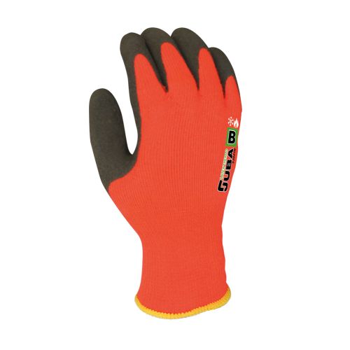 133187 Guante termico frio m09 palma arenosa juba poliester-algodón-vulrizo me naranja/ Bestseller