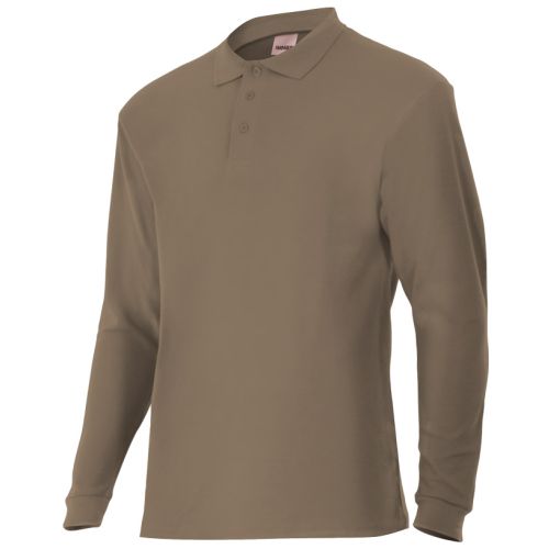 133841 Últimas Unidades Polo trabajo xxl manga larga velilla 60%algodon 40%poliester me beige