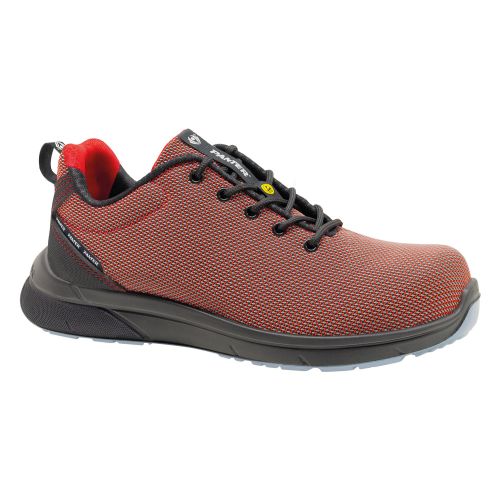Zapato seguridad s3+ci+hi+src suela pu/pu puntera aluminio 37 armotex rojo forza Promoción