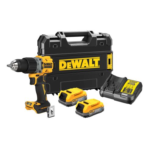 Nueva Colección Taladro percutor bateria litio sin escobillas 13mm/xr 18v/2bat 1,5ah powerstack dcd805e2t-qw dewalt dcd805e2t-qw