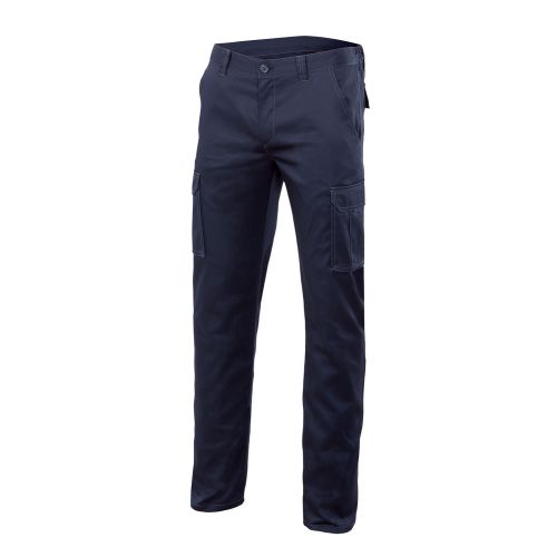 Rebajas Pantalon trabajo multibolsillo t42 azul marino velilla