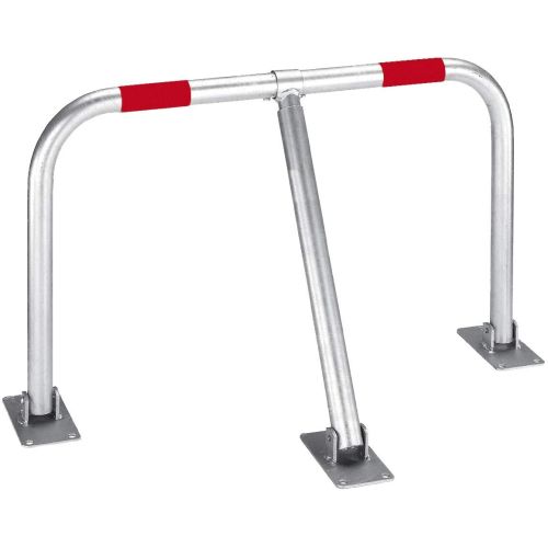 136029_1 Barrera aparcamiento 79x41,5x43,5cm galvanizado nivel Mejor Calidad