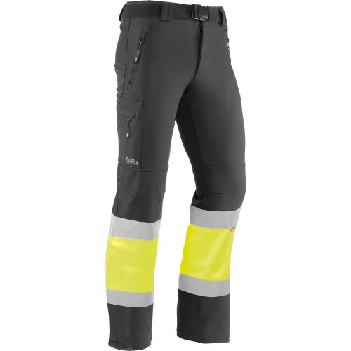 137157 Envío Exprés Pantalon multibolsillos xxl negro/amarillo fluor juba