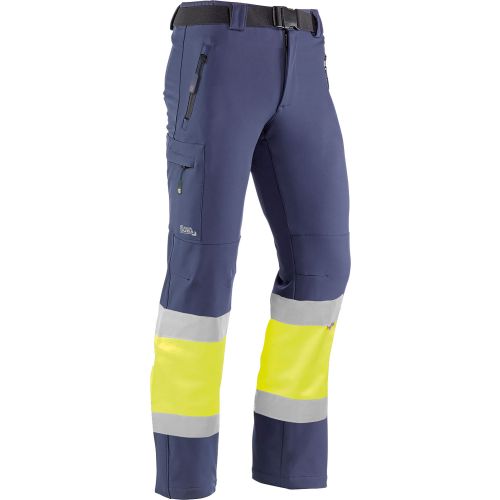 137159 Pantalon multibolsillos s marino/amarillo fluor juba Oferta Limitada