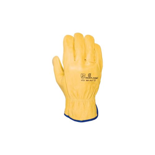142429 A Buen Precio Guante piel flor vacuno driver amarillo 2a talla 9