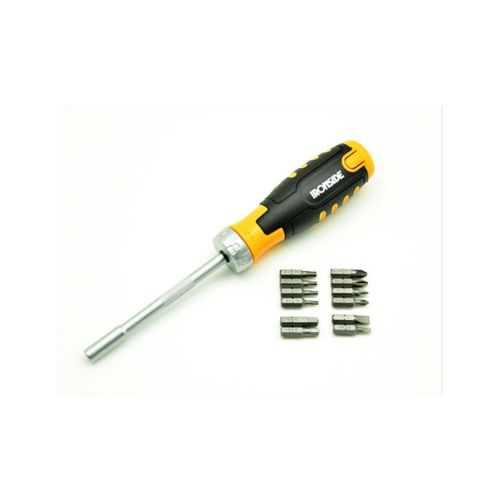 143916 Precio De Fábrica Destornillador carraca reversible 12 en 1 12 puntas de 25 mm
