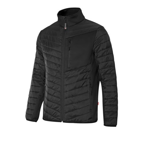 144282 Chaqueta ligera acolchada negro / negro talla m Precio Reducido