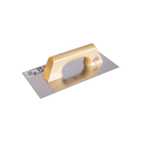 14544 Artesanal Llana albañil 300x150mm rubi ma mango cerrado madera lisa acero inox 65960