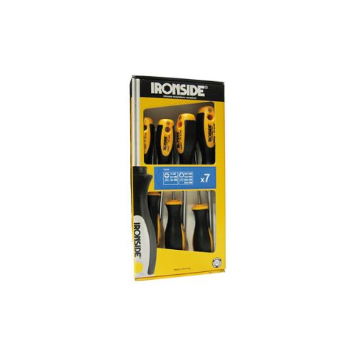 146396 Destornillador juego 7 piezas ironside bocas pz / tx Marca Reconocida