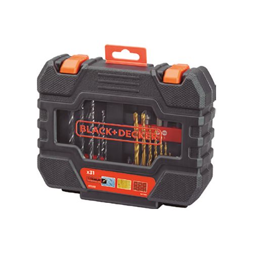 Última Oportunidad Brocas + puntas atornillar juego 31 piezas black & decker