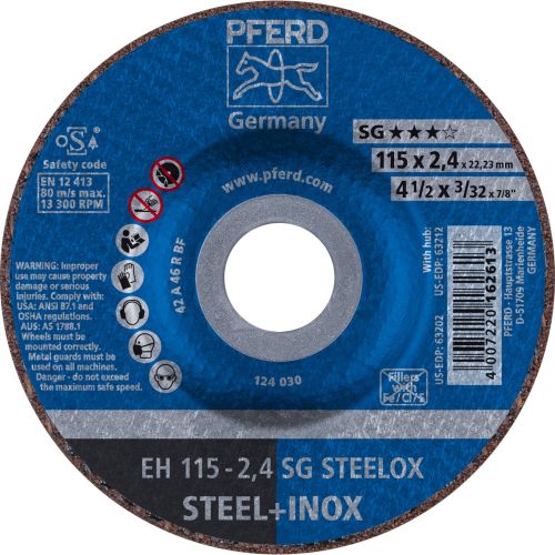 19653 Disco corte metal 115x2,4 mm eh pferd Pedido Al Por Mayor